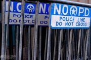 Series of Police Barricades in New Orleans